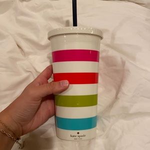Kate Spade Striped Tumbler